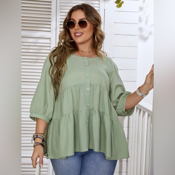 SHEIN Tops - Shein Ruffled Top